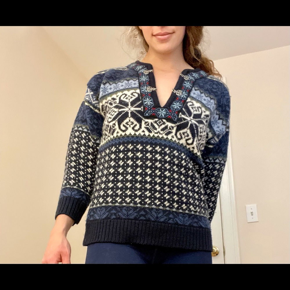Vintage Skjæveland Wool Sweater